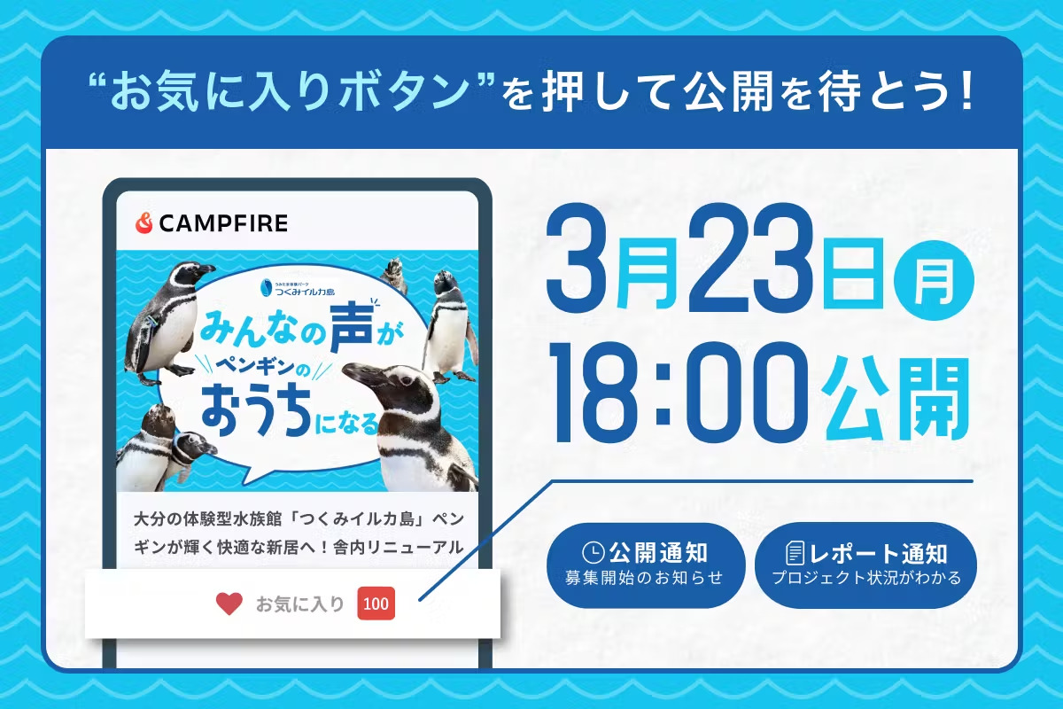 リニューアルに向けてクラウドファンディングに挑戦します！
