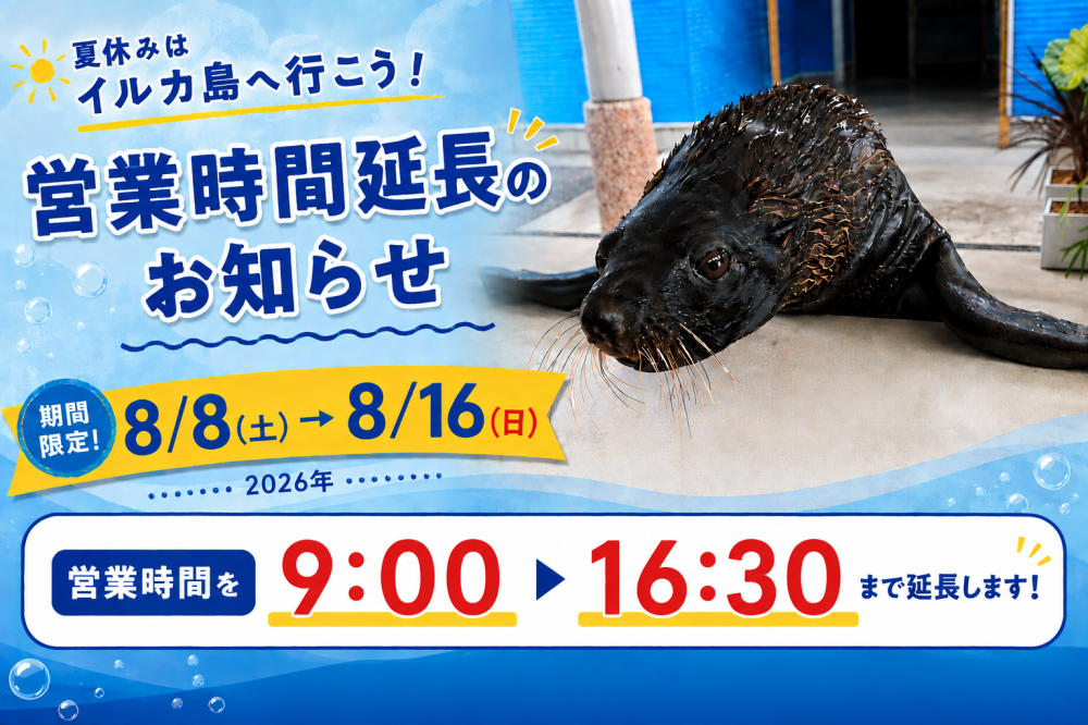 【8/8～8/16】営業時間延長のお知らせ